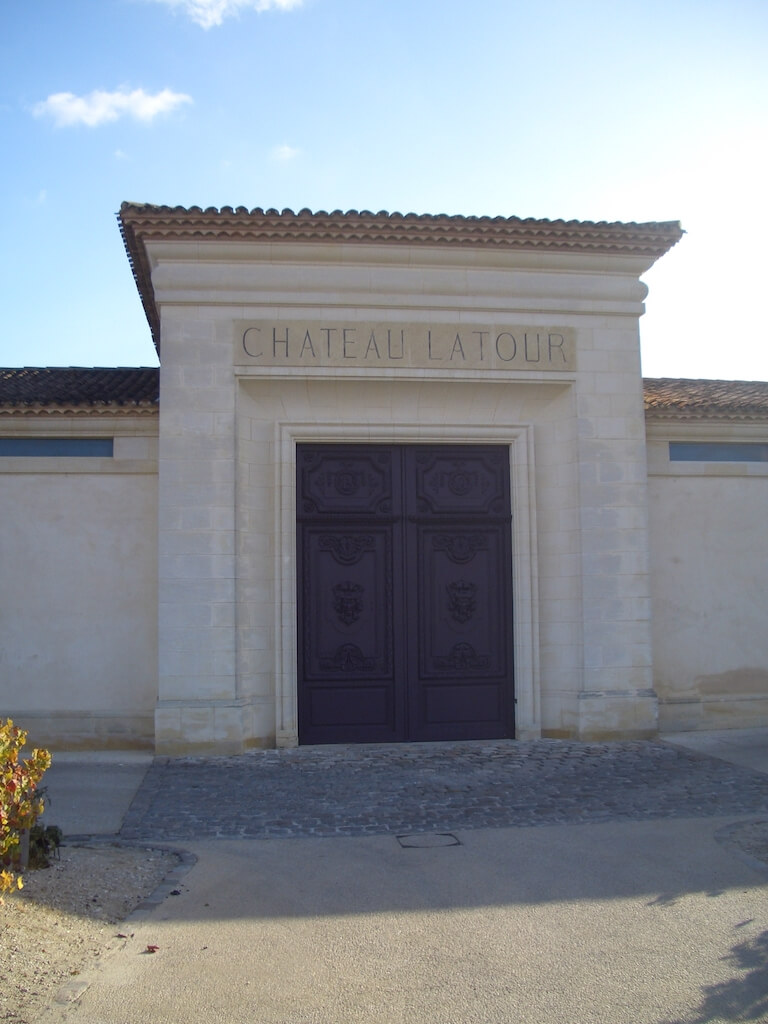 Weingut Château Latour Eingang